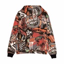 Collage Zip Hood