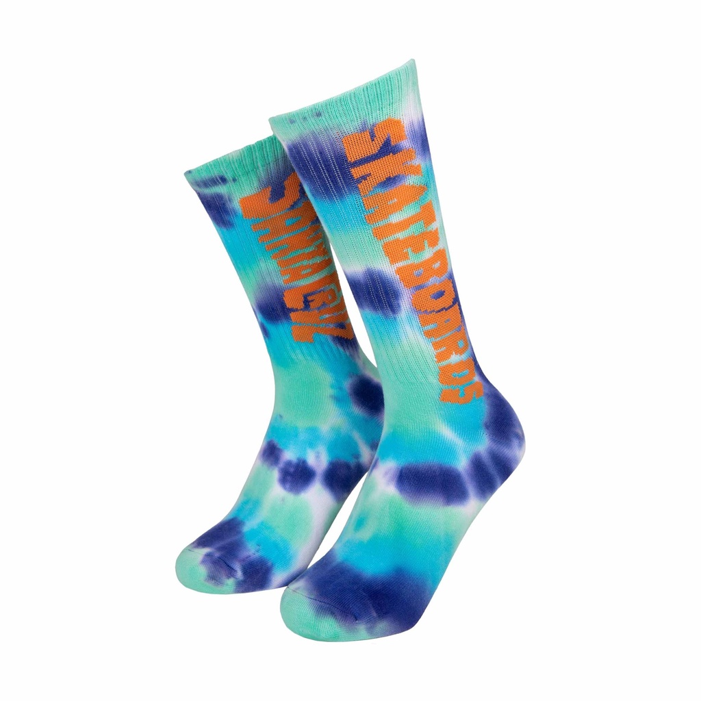 [SCA-SCK-0607] Ad Rip Sock (Blue Tie Dye)
