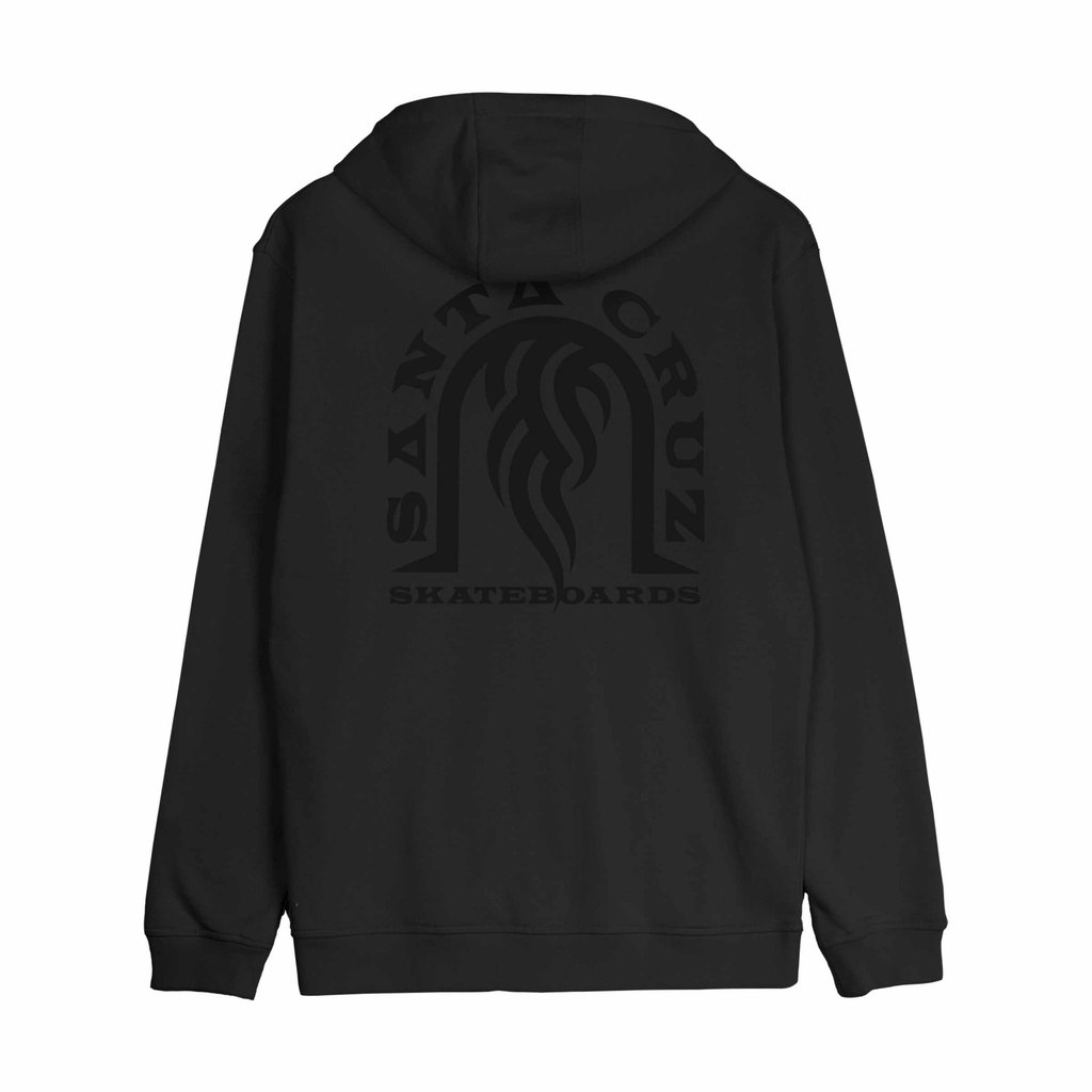 [SCA-HDZ-9634] Dressen Tribal Arch Zip Hood (M)