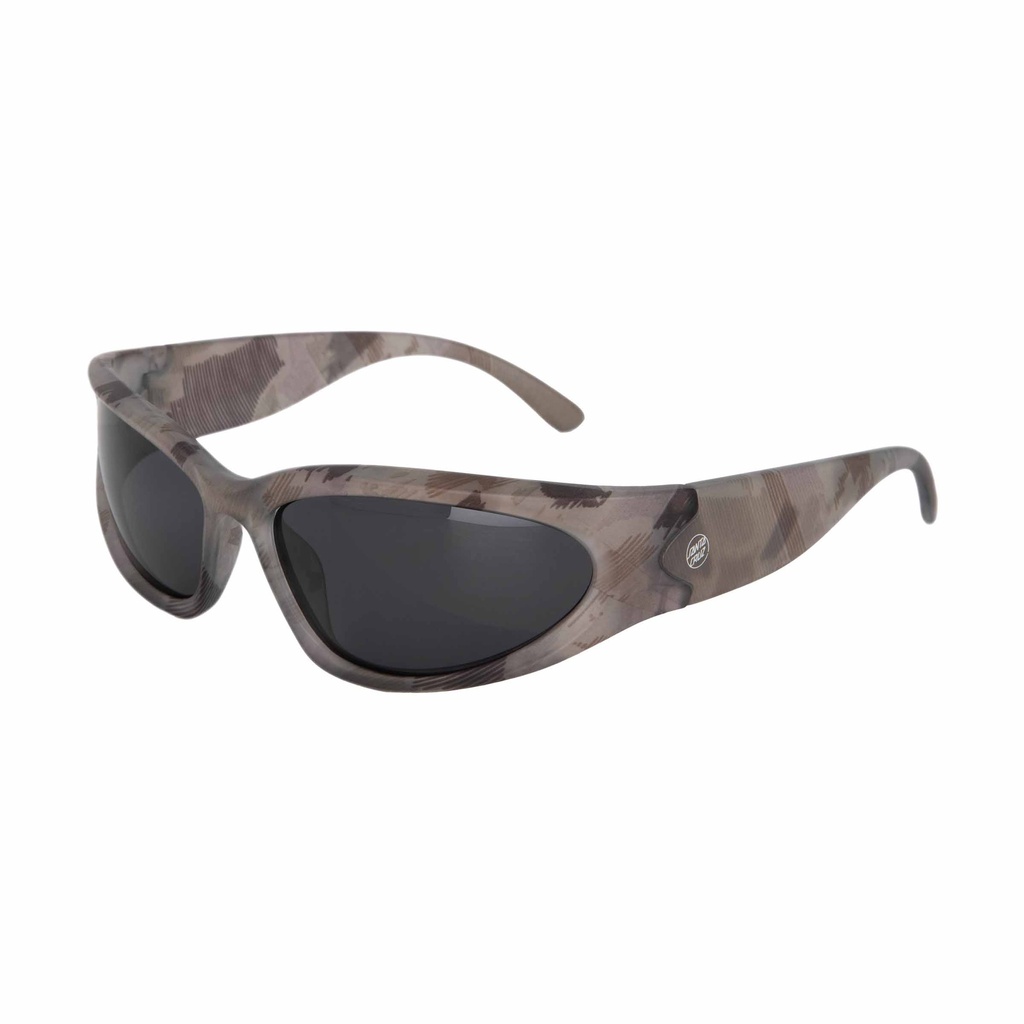 [SCA-SUN-0293] Opus Dot Wrap Sunglasses (Woodcut Camo/Black)