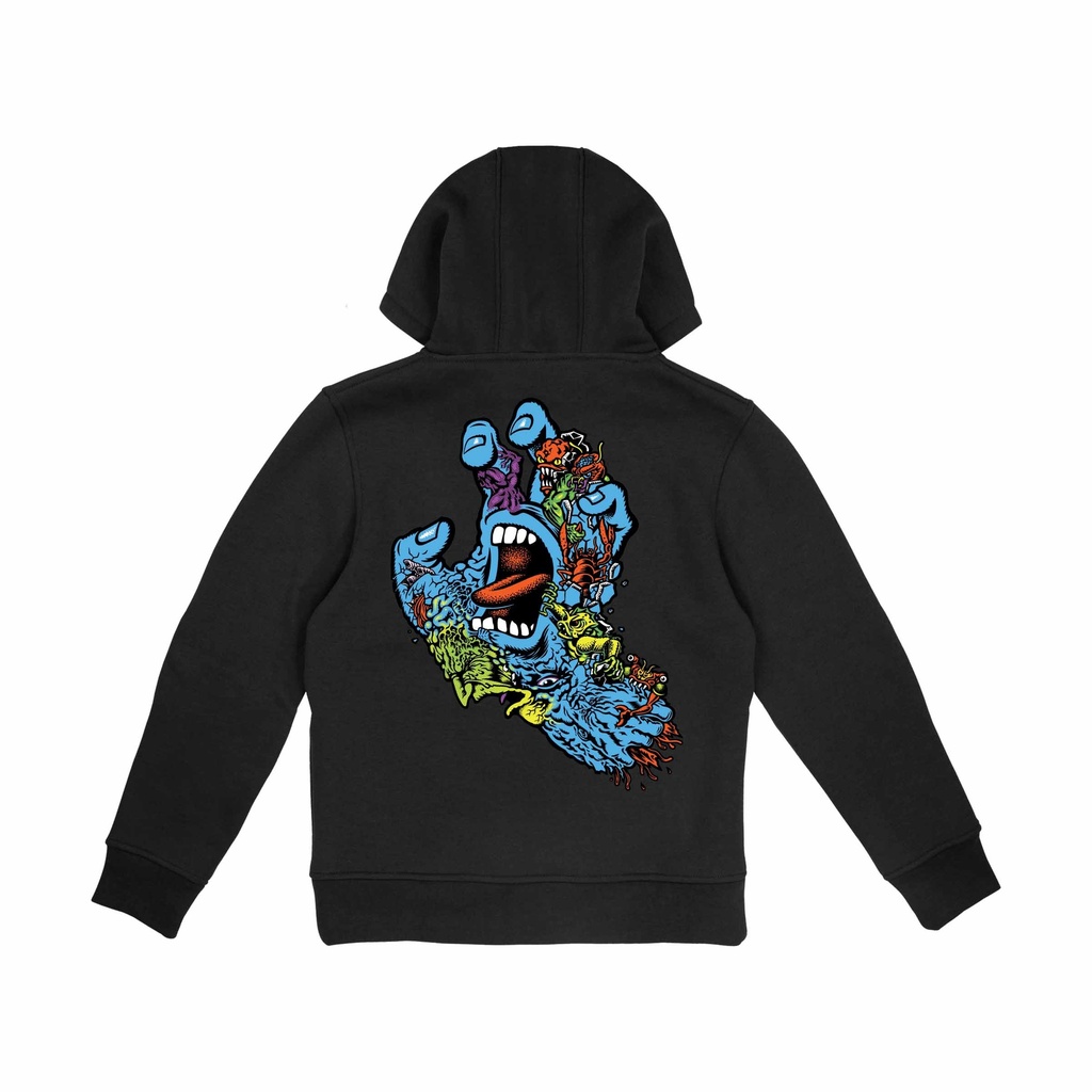 [SCA-YHD-9270] Youth Roskopp Screaming Five Hood (10-12, BLACK)