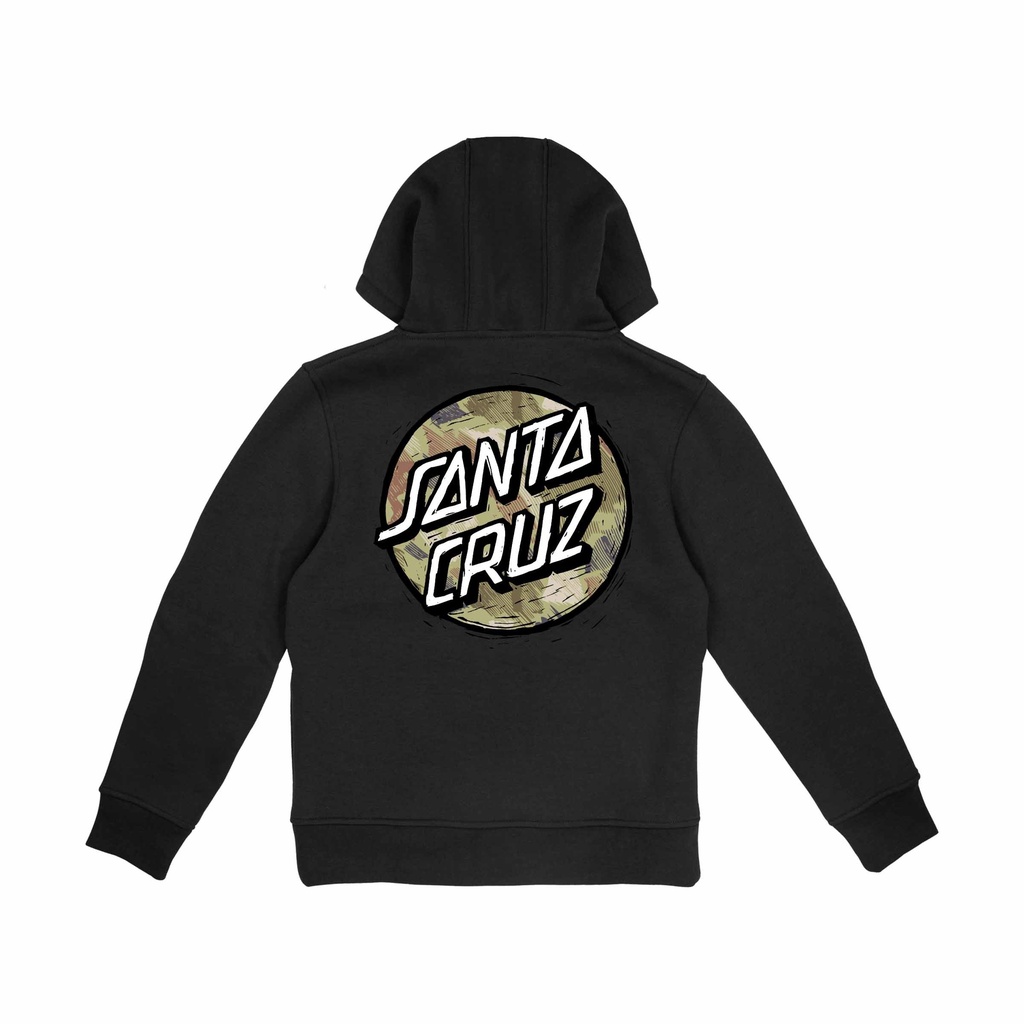 [SCA-YHD-9278] Youth Stamped Opus Camo Hood (10-12, BLACK)