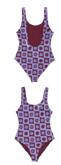 [SCA-WTE-3383] Strip Bodysuit (Purple Sun Daze, 8)