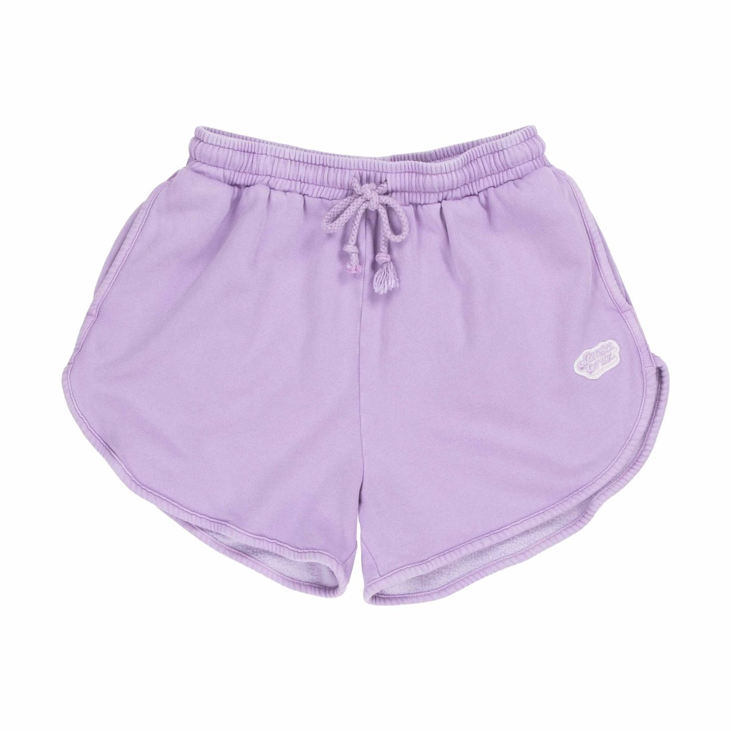 [SCA-WSH-0430] Groovy Stack Shorts (6, Lilac Wash)