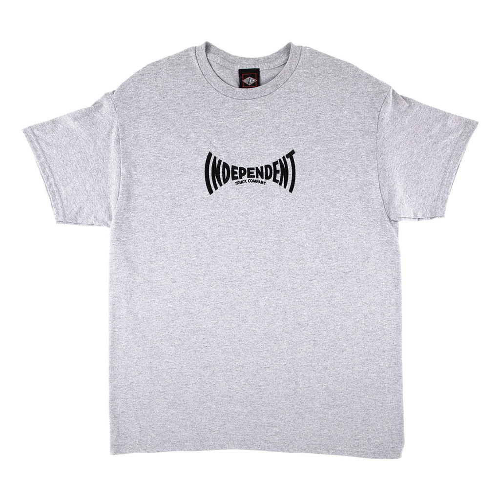 [44156641-159922] Embroidered Span S/S Heavyweight T-Shirt (Black, L)