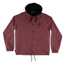 Dressen Skull Rose Hooded Windbreaker Jacket