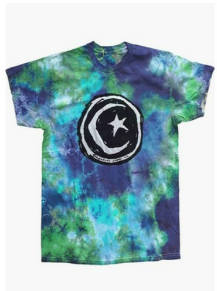 [TSSFS3283-M] Tee Star & Moon Tye Dye (M)
