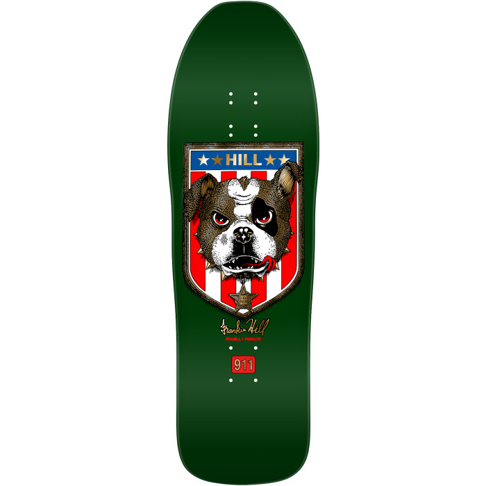 FRANKIE HILL BULL DOG "15" 10.0 167 K15 Green/gold Foil