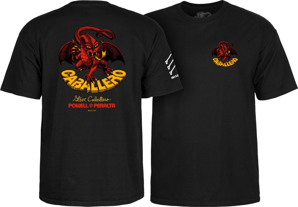 [CTMBBCABXM] T- Shirt Steve Caballero Shortsleeve (M, Black)