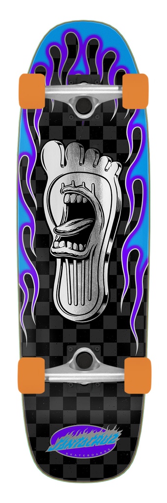 [11117449-159231] Screaming Lead Foot 8.4in x 29.4in Street Cruzer Santa Cruz