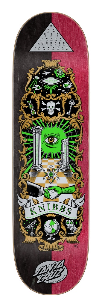 Knibbs Cryptic Pro 8.50in X 31.60in Santa Cruz Decks