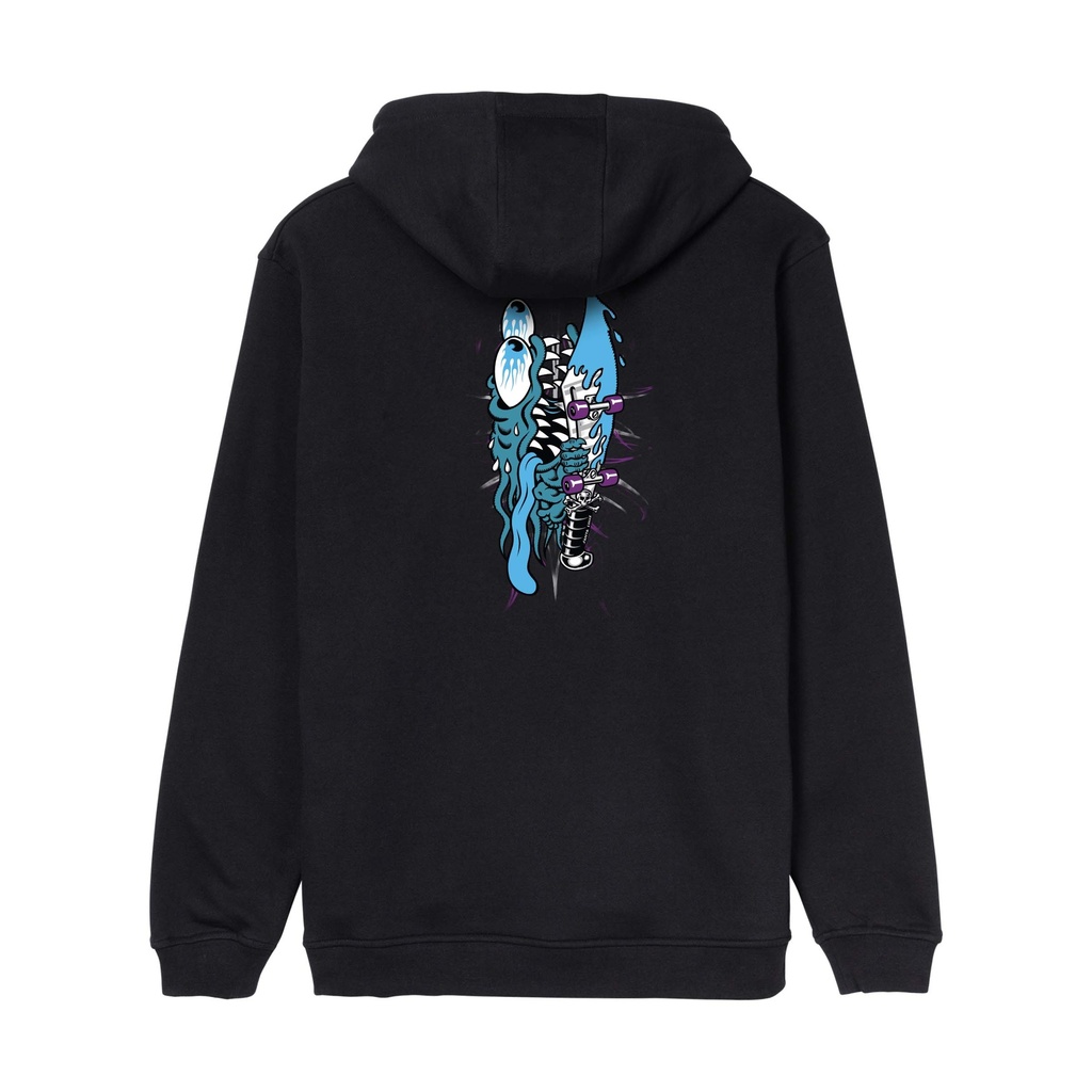 [SCA-HDY-10478] Meek Pinstripe Slasher Hood (BLACK, XXL)