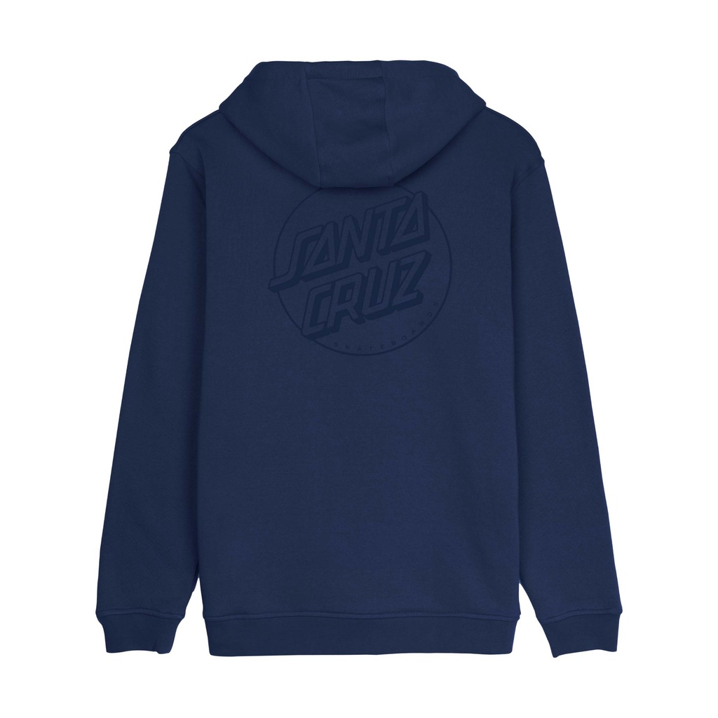 [SCA-HDY-10505] Tonal Opus Dot Stripe Hood (Midnight Blue, M)