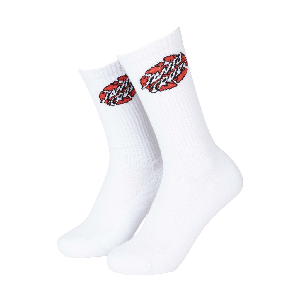[SCA-SCK-0627] Broken Dot Sock (WHITE)
