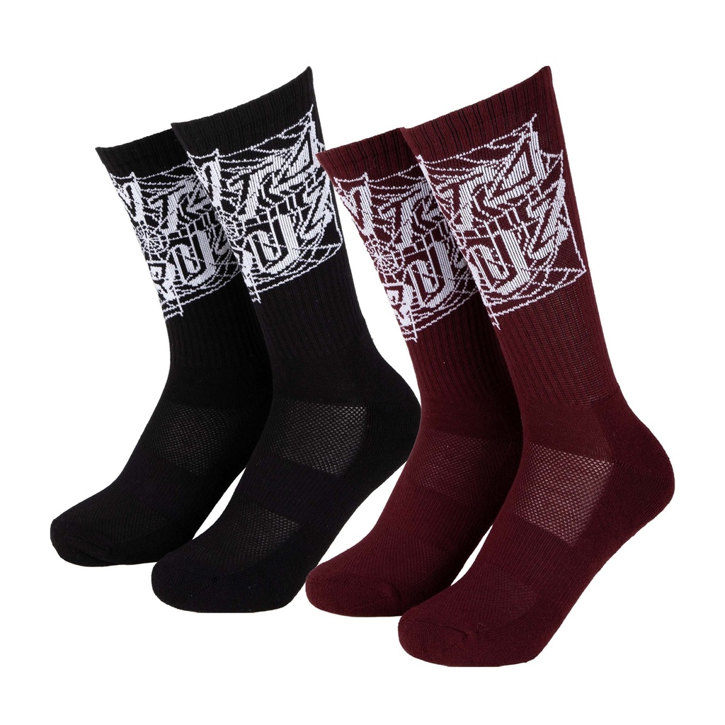 [SCA-SCK-0633] Web Dot Socks (2 Pack)