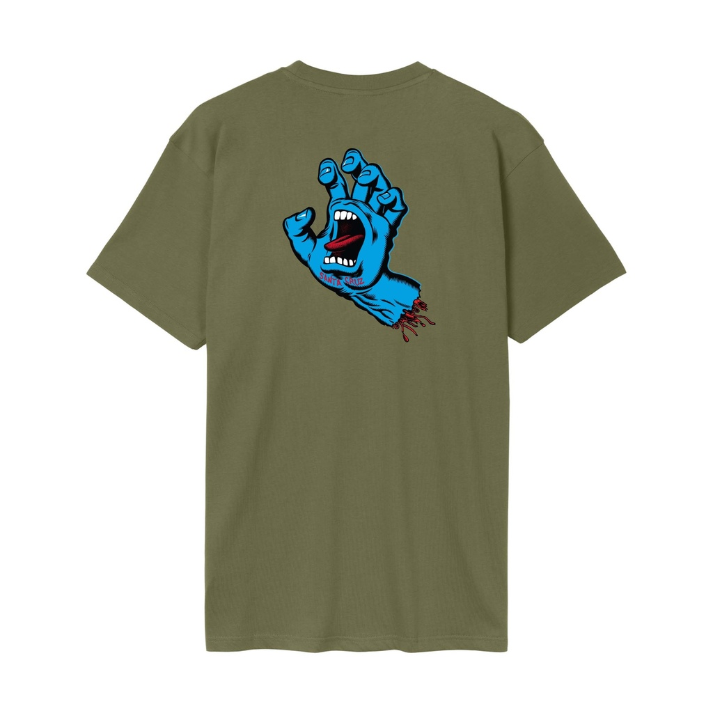[SCA-TEE-14065] Screaming Hand Chest T-Shirt (S)