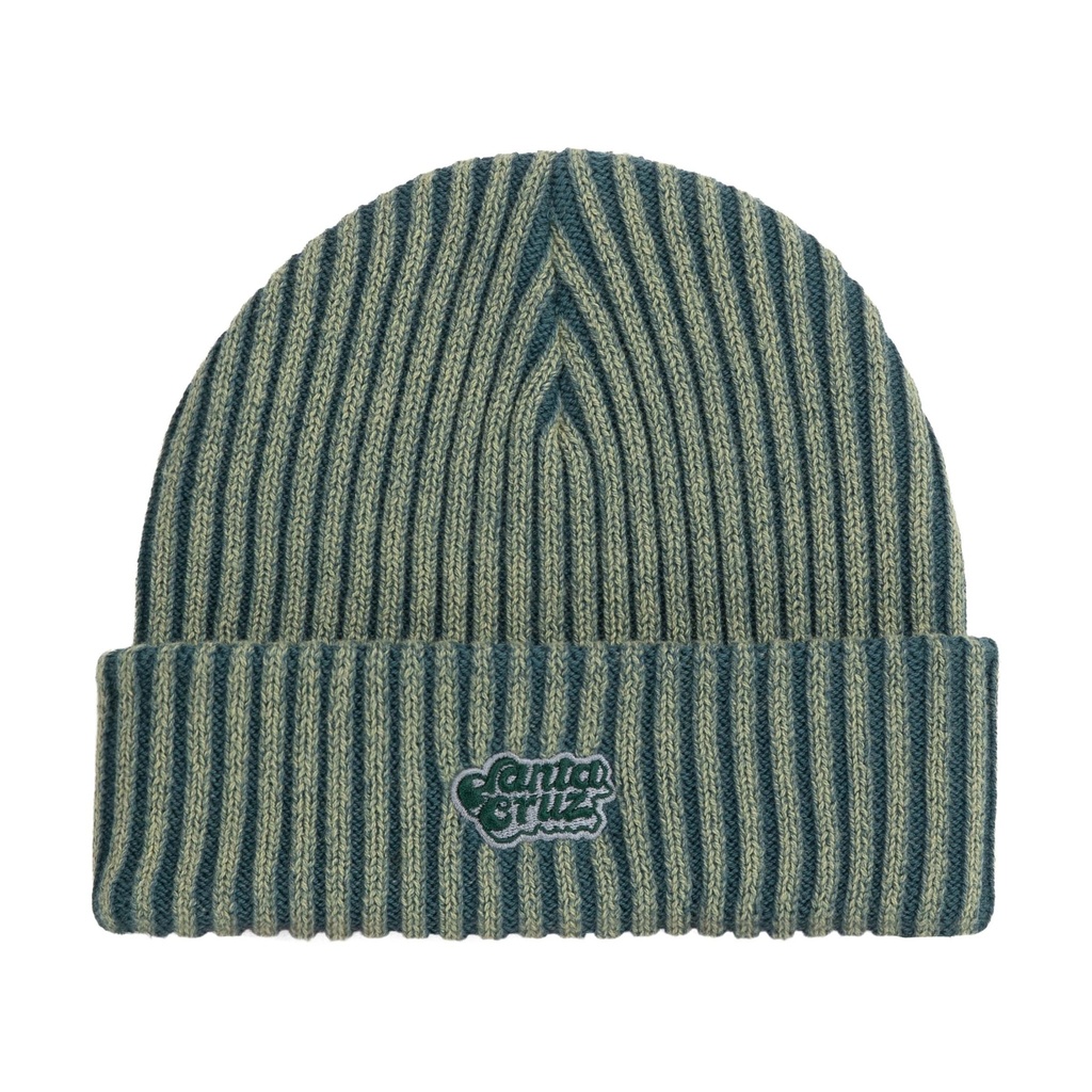 [SCA-WBE-0133] Groovy Stack Beanie (Deep Sea Wash)