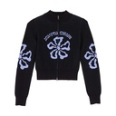 Flower Knit Track Top