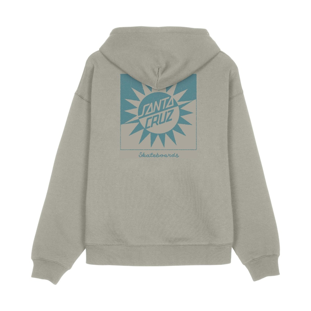 [SCA-WHD-1218] Sun Up Dot Hood (Stone Grey, 6)
