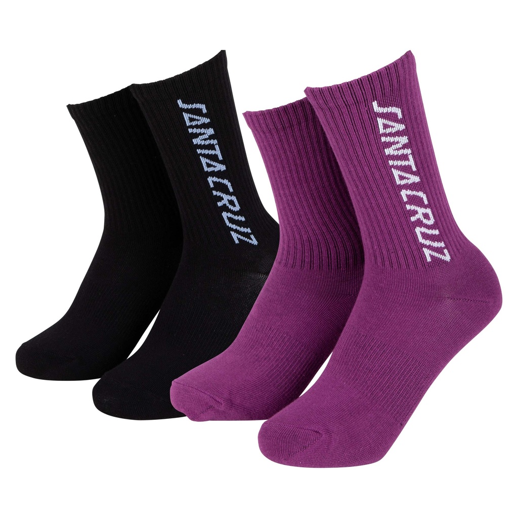 [SCA-WSK-0270] Strip Socks (2 Pack)