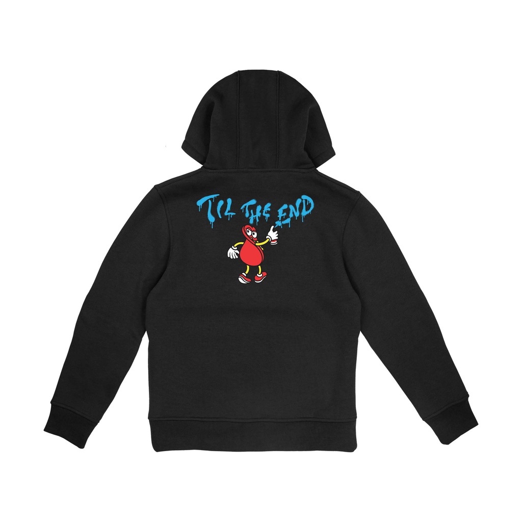 [SCA-YHD-9310] Youth Dot Guy Tte Hood (BLACK, 10-12)