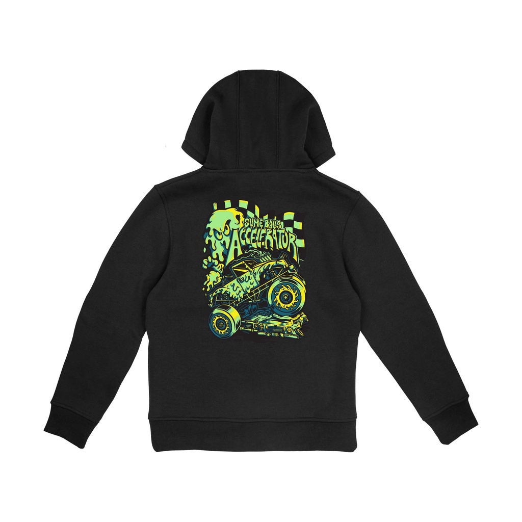 [SCA-YHD-9330] Youth Slime Balls Accelerator Hood (Black, 10-12)