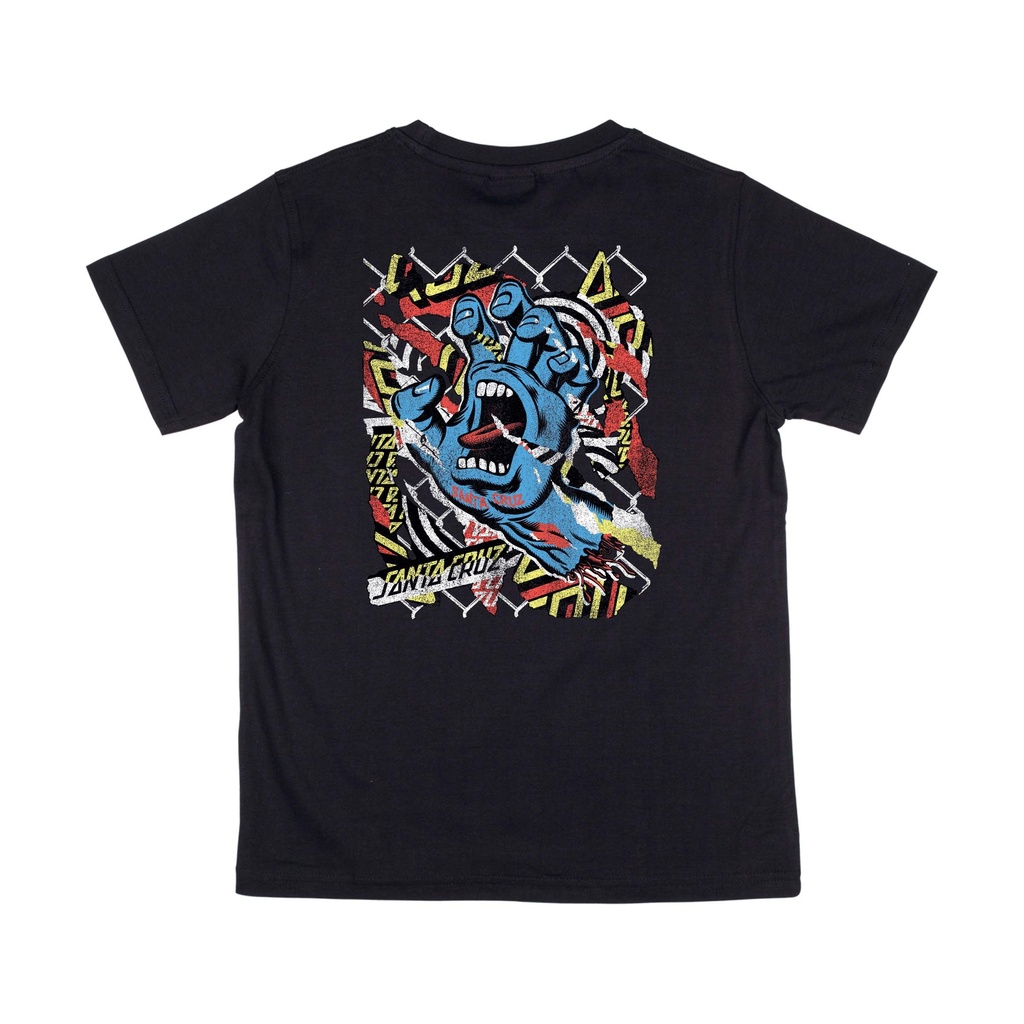 [SCA-YTE-9239] Youth Damaged Hand T-Shirt (Black, 10-12)