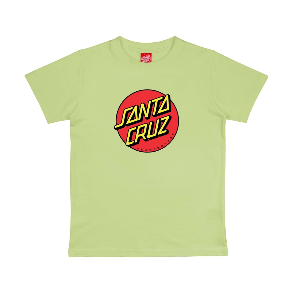 [SCA-YTE-9302] Youth Classic Dot T-Shirt (Green Glow, 8-10)
