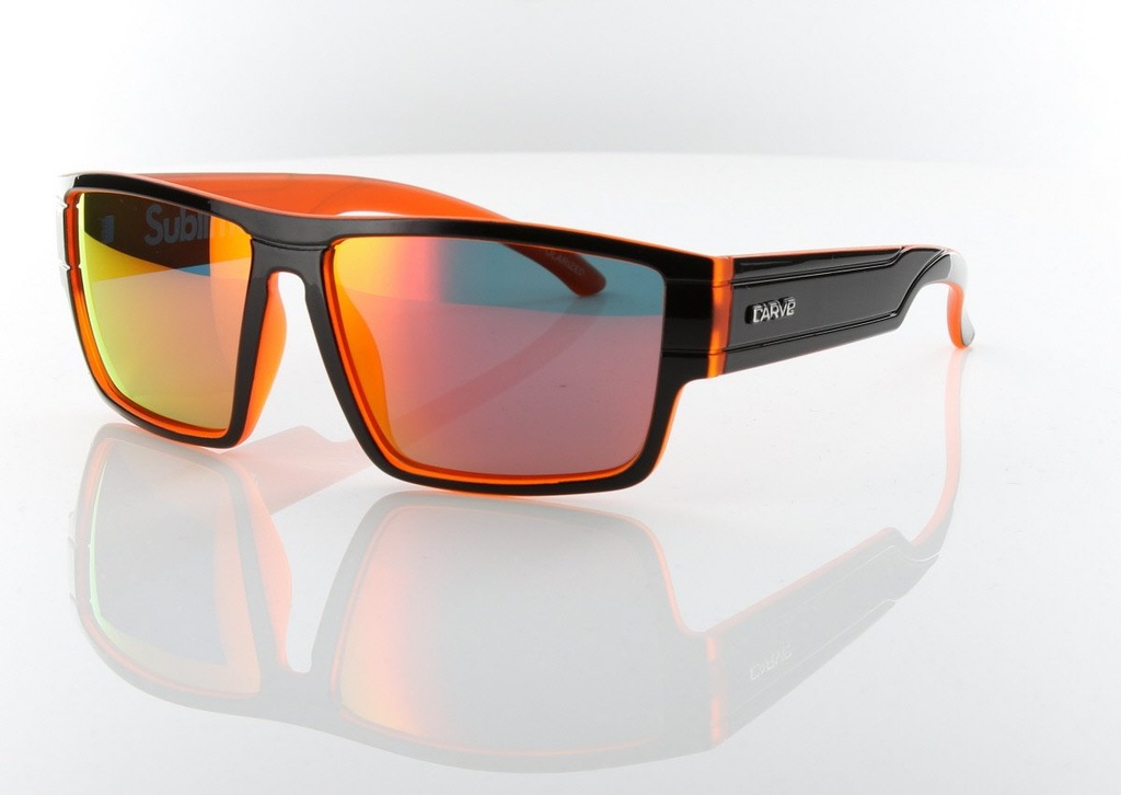 [11S03263000] Sunglasses Sublime BLK/ F Orange Pol Revo
