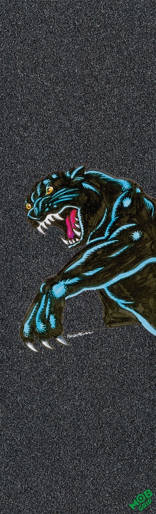 Santa Cruz Natas Sketch Panther Grip Tape 11in x 33in Sheet Graphic Mob