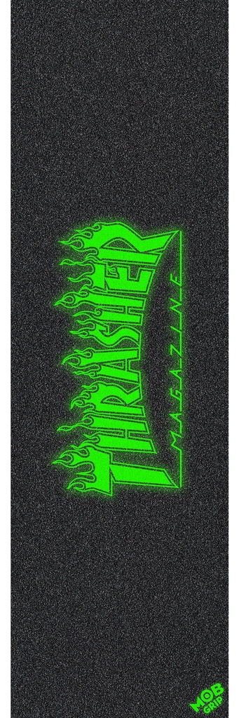 Thrasher Flame Glow Logo Grip Tape 10in x 33in Sheet Graphic Mob