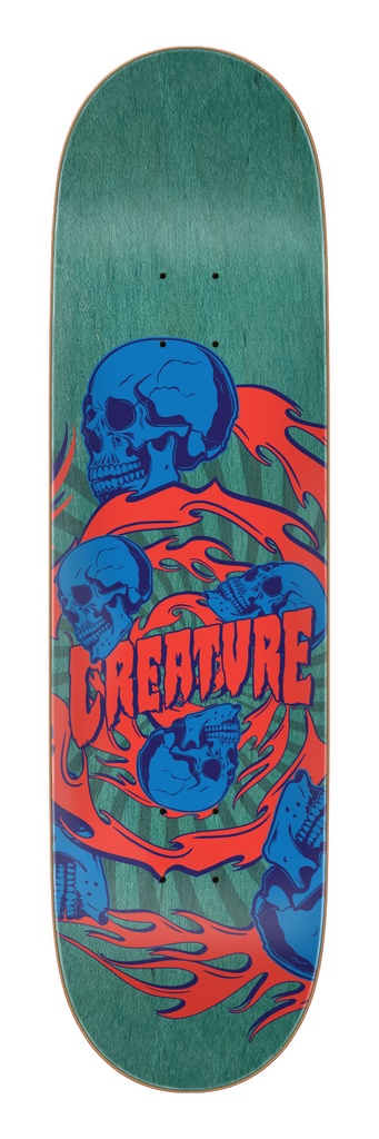 Spiral Skull 7 Ply Birch 8.53in X 32.19in Creature Decks