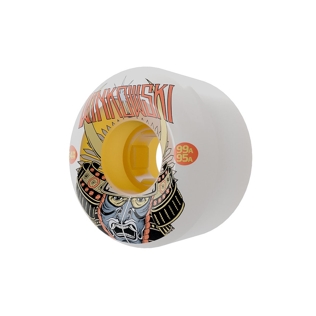 54mm Erick Winkowski Samurai Double Duro White Chubbies 99a/95a Oj Wheels