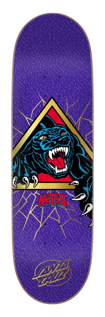 Natas Shattered Panther Vx Deck 9.00in X 32.15in Santa Cruz Decks