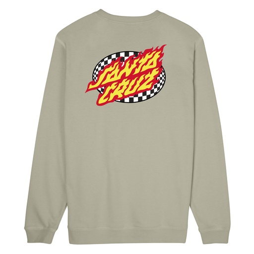 CREW OVAL CHECK FLAME