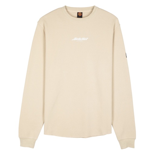 TEE L/S FLAME STRIP WAFFLE