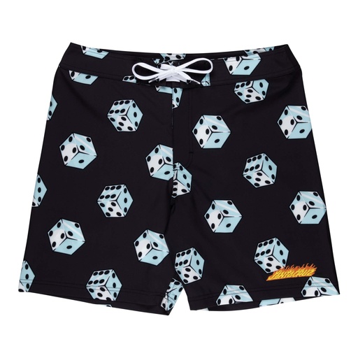 Boardshort Flaming Strip Dice