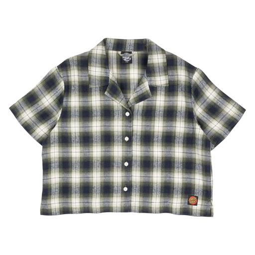 Womens Shirt Classic Check Crop