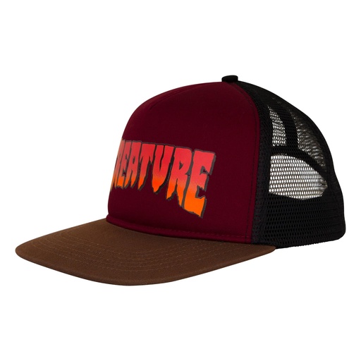 [4444874] Hat Logo Mesh Trucker Structured