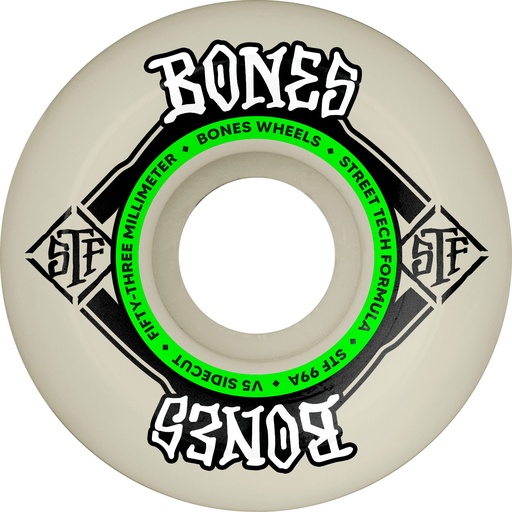 [WSCAEV5S5399A4] Sidecut • 53mm • 99A • V5 Street Tech Formula