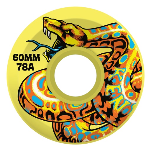 [22223383060] 60mm Jeff Kendall Snake OG Slime Yellow 78a Slime Balls Wheels