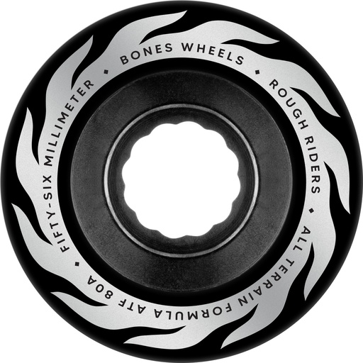 [WSCPRR065680X4] Rough Riders Eternal Flame 56mm 80A Black