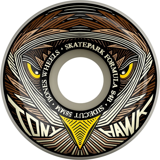 [WPCATHNHK5803W4] Hawk Night Hawk 58mm Sidecuts Skatepark Formula 84B