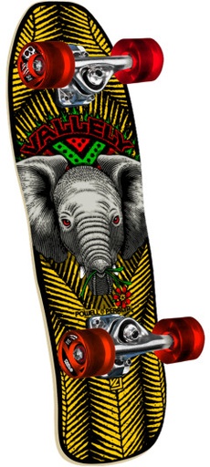 [DAGCPPF25MMVBE19516B] Mike Vallely Baby Elephant • Yellow / Black • 59mm x 80a Mini Cruiser Wheels