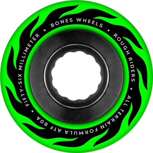 [WSCPRR065680G4] Rough Riders Eternal Flame 56mm 80A Green