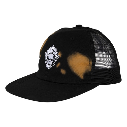 Bonehead Flame Wash Mesh Trucker Unstructured 