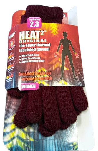 [00W6H610000] HEAT2 GLOVES WINE