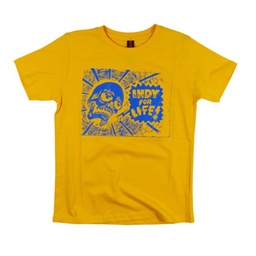 YOUTH TEE FOR LIFE PRINT GOLD