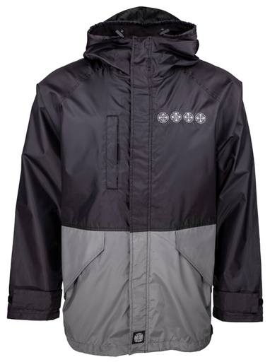 [2IF1907600M] JACKET BREAKER BLACK/CHARCOAL