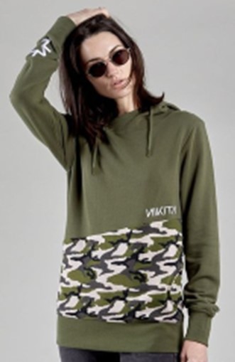 [7NK0504200S] HOOD W VIK OLIVE